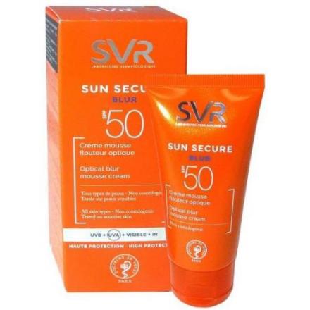 SVR SUN SECURE КРЕМ-МУСС ДЛЯ ЛИЦА СОЛНЦЕЗАЩИТН. 50 мл SPF50 эффект фотошопа