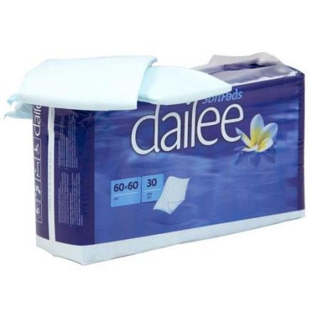 ДЕЙЛИ (DAILEE) ПЕЛЕНКИ ВПИТЫВАЮЩИЕ ДЕТСКИЕ SOFTPADS 60см х 60см №30