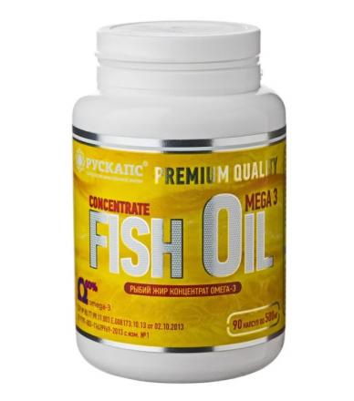ОМЕГАДЕТИ РЫБИЙ ЖИР ОМЕГА-3 РУСКАПС капс. №90