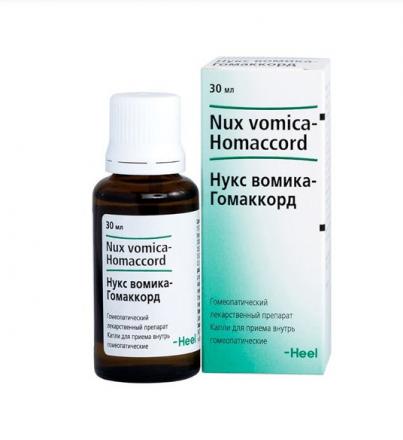 НУКС ВОМИКА-ГОМАККОРД капли внутр. фл.- кап. 30 мл