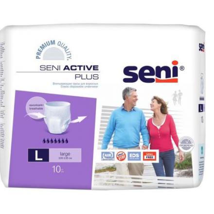 СЕНИ ПОДГУЗНИКИ-ТРУСЫ АКТИВ + L №10