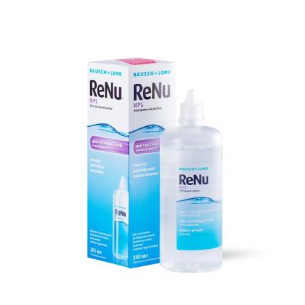РАСТВОР ДЛЯ ЛИНЗ RENU (РЕНЮ) MPS 360 мл для чувствит. глаз