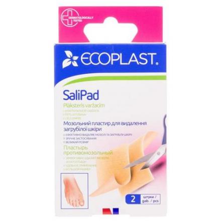 ЛЕЙКОПЛАСТЫРЬ МОЗОЛЬНЫЙ ЭКОПЛАСТ salipad 4см х 6см №2