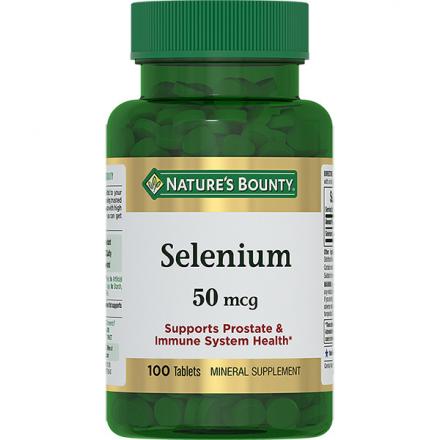 НЭЙЧЕС БАУНТИ (NATURE`S BOUNTY) СЕЛЕН табл. 50 мкг №100
