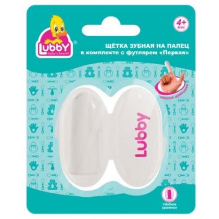 ЛАББИ ЗУБНАЯ ЩЕТКА ДЕТСКАЯ 16991 силикон. на палец