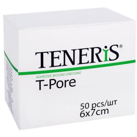 ПОВЯЗКА САМОКЛЕЮЩАЯСЯ СТЕРИЛЬНАЯ ТЕНЕРИС T-PORE 6см х 7см №50