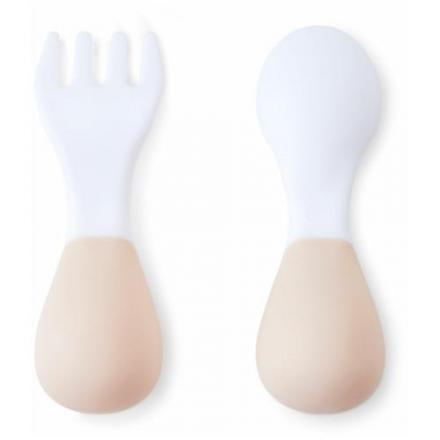 HAPPY BABY НАБОР ДЛЯ КОРМЛЕНИЯ 15060 ложка + вилка