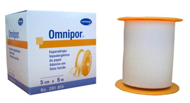 ЛЕЙКОПЛАСТЫРЬ ФИКСИРУЮЩИЙ ХАРТМАНН OMNIPOR нетканый 5см х 500см