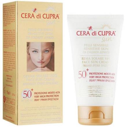 CERA DI CUPRA КРЕМ ДЛЯ ЛИЦА СОЛНЦЕЗАЩИТНЫЙ 75 мл SPF50+
