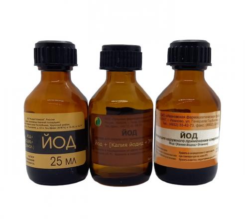 ЙОД р-р наруж. 5% 25 мл