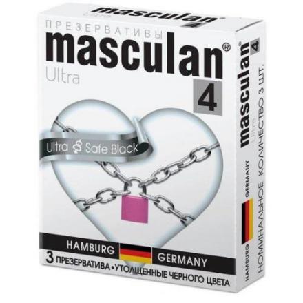 ПРЕЗЕРВАТИВЫ МАСКУЛАН ULTRA SAFE BLACK №3
