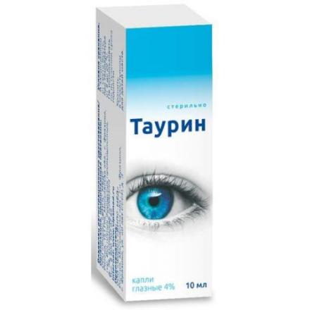 ТАУРИН ВИПС-МЕД капли глазные 4% фл.- кап. 10 мл