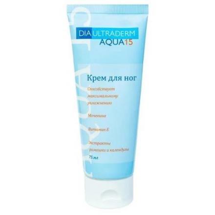 ДИАУЛЬТРАДЕРМ АКВА 15 КРЕМ ДЛЯ НОГ 75 мл увлажняющ.