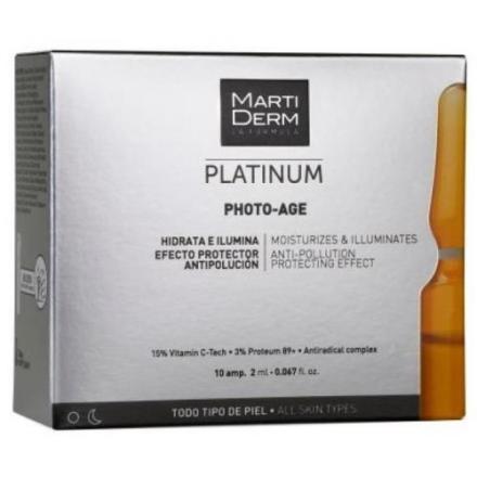 МАРТИДЕРМ ПЛАТИНУМ "КОРРЕКЦИЯ ФОТОСТАРЕНИЯ" СРЕДСТВО ДЛЯ ЛИЦА 2 мл №10