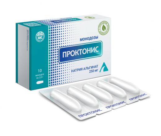 ПРОКТОНИС крем рект. монодозы 2 гр №10