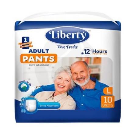 LIBERTY ПОДГУЗНИКИ-ТРУСЫ PREMIUM р.L №10