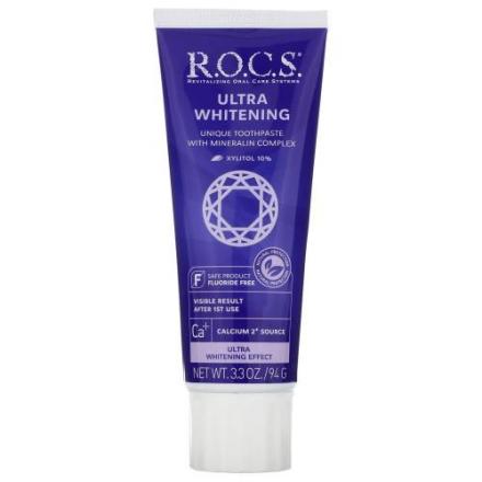 РОКС ЗУБНАЯ ПАСТА 94 гр ультра отбеливание