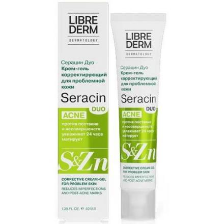 ЛИБРИДЕРМ СЕРАЦИН ДУО КРЕМ-ГЕЛЬ ДЛЯ ЛИЦА 40 мл для проблемной кожи