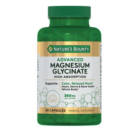 НЭЙЧЕС БАУНТИ (NATURE`S BOUNTY) ГЛИЦИНАТ МАГНИЯ капс. №90