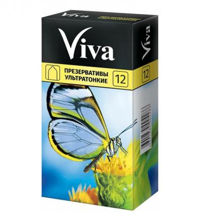 ПРЕЗЕРВАТИВЫ ВИВА ультратонкие №12