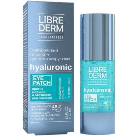 ЛИБРИДЕРМ ГИАЛУРОН. ПАТЧ-ГЕЛЬ ВОКРУГ ГЛАЗ 30 мл увлажняющ.
