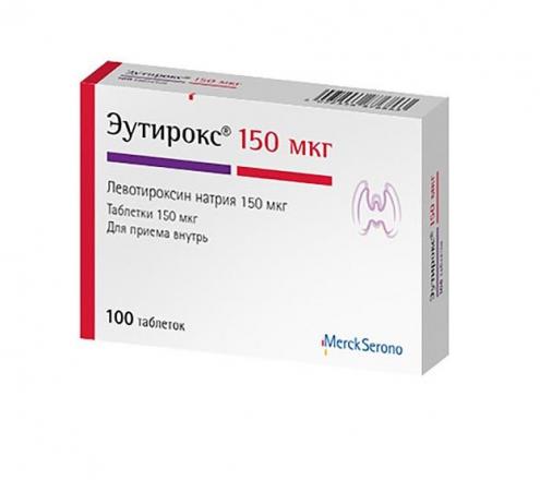 ЭУТИРОКС табл. 150 мкг №100