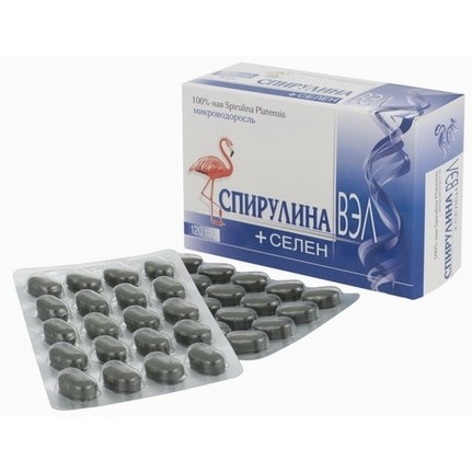 СПИРУЛИНА ВЭЛ СЕЛЕН табл. №120