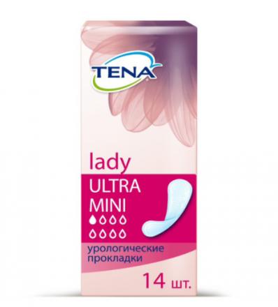 ТЕНА ПРОКЛАДКИ ЖЕНСКИЕ ПРИ НЕДЕРЖАНИИ LADY УЛЬТРА МИНИ СЛИМ №14