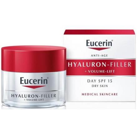 ЭУЦЕРИН HYALURON-FILLER+VOLUME-LIFT КРЕМ ДЛЯ ЛИЦА 50 мл дневной для сухой кожи
