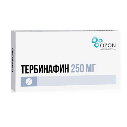 ТЕРБИНАФИН ОЗОН табл. 250 мг №10