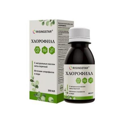 RISINGSTAR ХЛОРОФИЛЛ р-р внутр. фл. 200 мл
