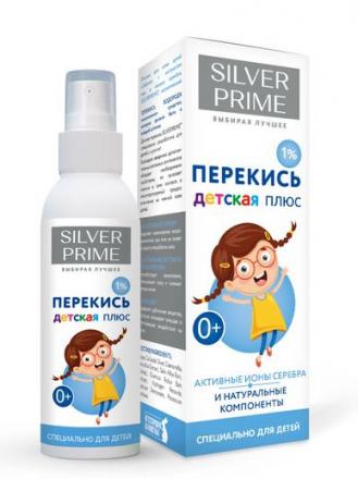 SILVERPRIME ПЕРЕКИСЬ+ ДЕТСКИЙ лосьон антибакт. для рук фл. 100 мл