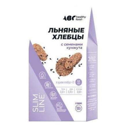 АВС ХЭЛСИ ФУД ХЛЕБЦЫ ЛЬНЯНЫЕ с кунжутом 100 гр