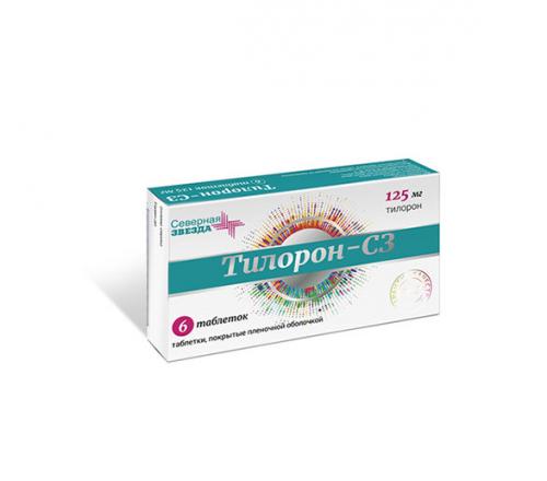ТИЛОРОН СЗ табл. п/о плен. 125 мг №6