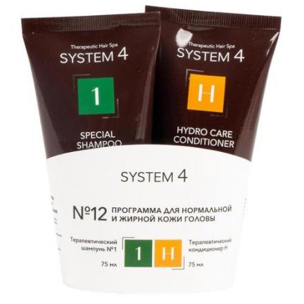 СИСТЕМА 4  НАБОР ДЛЯ ВОЛОС для норм. и жирн. кожи головы (шамп. + бальз.)