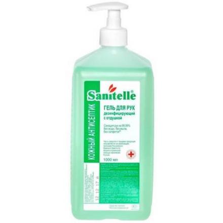 САНИТЕЛЬ гель антисепт. для рук фл. 1 л алоэ/витамин Е