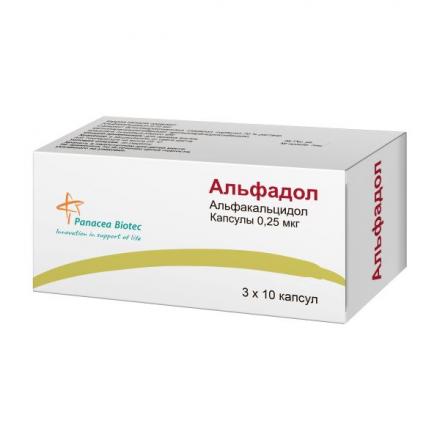 АЛЬФАДОЛ капс. 0,25 мкг №30