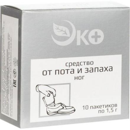 ЭКО СРЕДСТВО ДЛЯ НОГ ОТ ЗАПАХА И ПОТА 1,5 гр №10