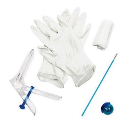 НАБОР ГИНЕКОЛОГИЧЕСКИЙ ЮНОНА тип-4 (зеркало, перчатки, пеленка, цитощетка)