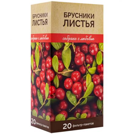 ФИТОЧАЙ БРУСНИКИ ЛИСТЬЯ ТМ ф/п №20