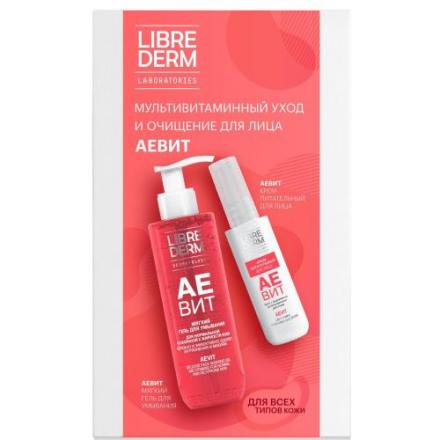 ЛИБРИДЕРМ АЕВИТ НАБОР ДЛЯ ЛИЦА (гель д/умывания мягкий + крем)
