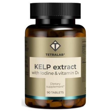 TETRALAB КЕЛП ЭКСТРАКТ БУРЫХ ВОДОРОСЛЕЙ С ВИТ. Д3 табл. №90