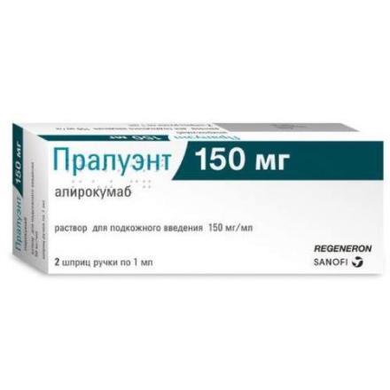 ПРАЛУЭНТ р-р д/инъекц. п/к 150 мг/мл шпр.- ручка 1 мл №2