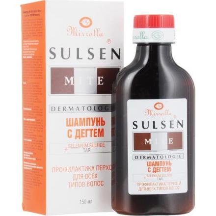МИРРОЛЛА ДЕГТЯРНЫЙ ШАМПУНЬ 150 мл от перхоти