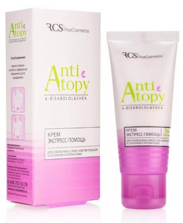 RCS ANTI ATOPY ЭКСПРЕСС ПОМОЩЬ КРЕМ ДЛЯ ЛИЦА И ТЕЛА 40 мл для сухой кожи
