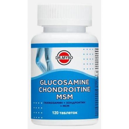 DR MYBO ГЛЮКОЗАМИН+ХОНДРОИТИН+МСМ табл. №120