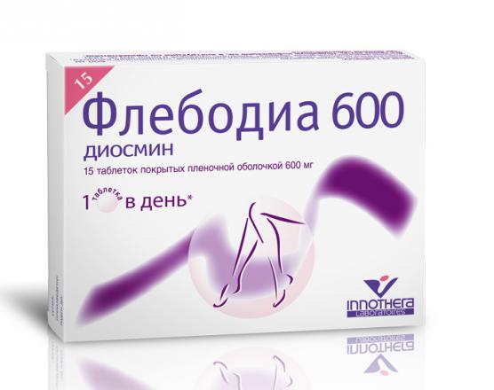 ФЛЕБОДИА табл. п/о плен. 600 мг №15