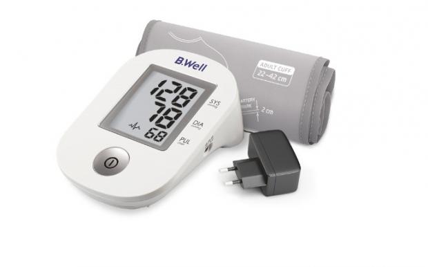 БИ ВЕЛЛ (B.WELL) ПРИБОР (ТОНОМЕТР) ИЗМ. АРТ. ДАВЛЕНИЯ АВТОМАТ + АДАПТЕР И УНИВЕРСАЛЬНАЯ МАНЖЕТА PRO-33