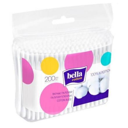 БЕЛЛА ВАТНЫЕ ПАЛОЧКИ COTTON пакет №200