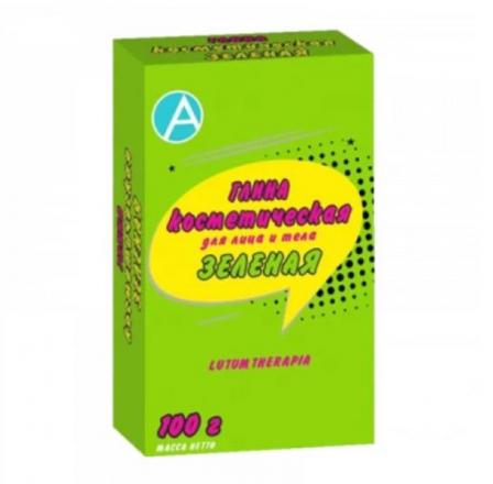 ГЛИНА ДЛЯ ЛИЦА И ТЕЛА 100 гр зеленая